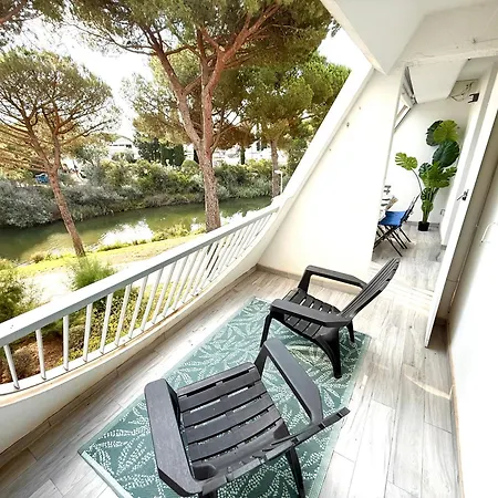 Climatise 4pers Motte Ponant, Vue Exceptionnelle Lac, Double Terrasse, Parking, Base Nautique, Golf & A Pied, Draps & Serviettes Fournis - 2eme Etage Sans Ascenceur *