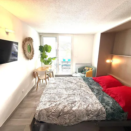 Apartman Climatise 4pers Motte Ponant, Vue Exceptionnelle Lac, Double Terrasse, Parking, Base Nautique, Golf & A Pied, Draps & Serviettes Fournis - 2eme Etage Sans Ascenceur La Grande-Motte