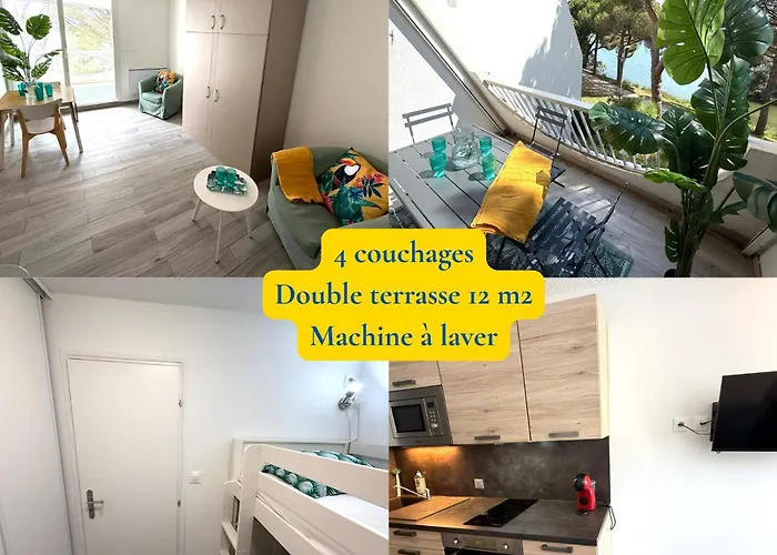 Διαμέρισμα 4pers Motte Ponant, Vue Exceptionnelle Lac, Double Terrasse, Parking, Base Nautique, Golf & A Pied, Draps & Serviettes Fournis - 2eme Etage Sans Ascenceur *