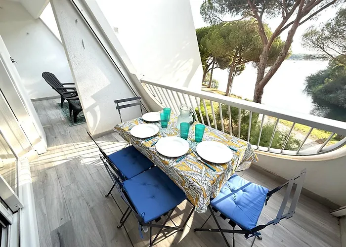 4pers Motte Ponant, Vue Exceptionnelle Lac, Double Terrasse, Parking, Base Nautique, Golf & A Pied, Draps & Serviettes Fournis - 2eme Etage Sans Ascenceur * Λα Γκραντ-Μοτ